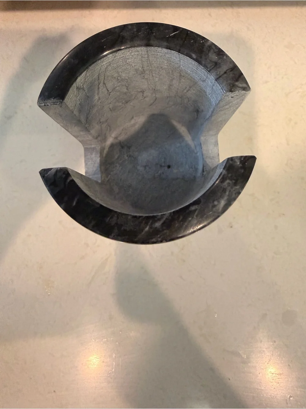 Black Marble Sponge Holder